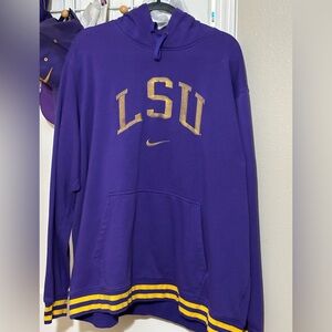 Nike Purple and Gold LSU sweatshirt 3X